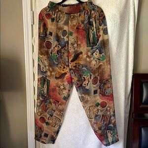 Vintage-Inspired Graphic Joggers